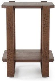 Măsuță auxiliară din lemn masiv de eucalipt 38x42 cm Bellwood – Umbra