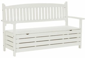 Bancă de grădină, alb, 150cm, AMULA