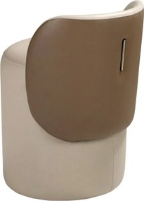 Taburete modern LUX piele sintetica Mink si Maro