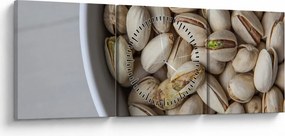 Tabloul - fistic (cu ceas) (90x30 cm)