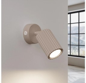 Spot de perete Brilagi CRESTO 1xGU10/10W/230V taupe
