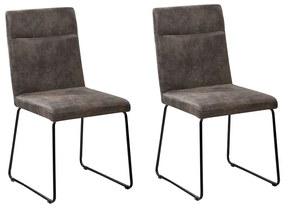 Set 2 buc. scaune pentru sufragerie Neville (gri închis). 1009891