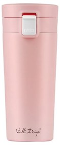 Cană termică Vialli Design Fuori, 400 ml, roz