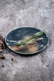 PLATOU DECORATIV CERAMICĂ CREATION HANDMADE