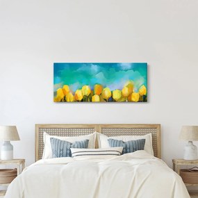 Tablou - Lalele galbene (120x50 cm)