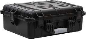 vidaXL Bagaj de zbor portabil, negru, 52x40x19 cm, PP