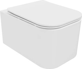 Mexen Elis vas de toaletă Rimless cu capac cu cădere lentă slim, duroplast, alb lucios - 30910600