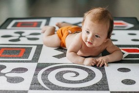 Covoras de Joaca pentru Copii Prince Lionheart Geometric/ Farm