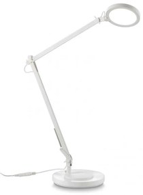 Lampa LED de birou / lampa masa moderna cu brat articulat FUTURA TL BIANCO