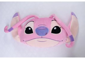 Pernă pentru copii din polar/fleece 41x32 cm Lilo and Stitch "Angel Pink" – Jerry Fabrics