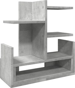 vidaXL Organizator birou, gri beton, 49x20x52,5 cm lemn prelucrat