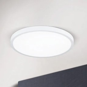 Plafoniera LED moderna design slim Lero 40cm alba
