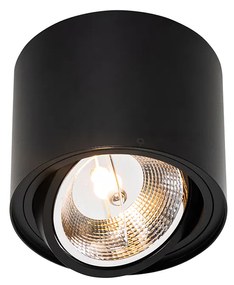 Spot de tavan inteligent negru reglabil, inclusiv Wifi GU10 111mm - Rondoo Up