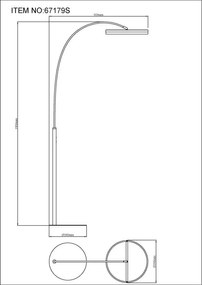 Lampa de podea LED CCT DELLA