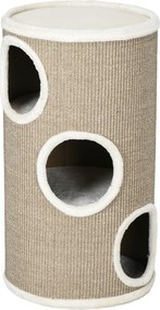 PawHut Ansamblu pentru pisici, Turn din Sisal pentru animale de companie cu planforme cu invelis moale | Aosom Romania