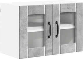 vidaXL Dulap de bucătărie Gri din beton 60 x 31 x 40 cm Lemn compozit