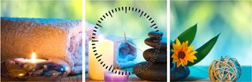 Tablou - Relaxare (cu ceas) (90x30 cm)