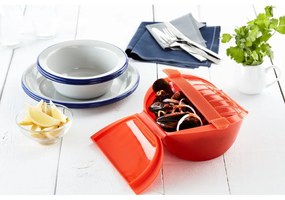 Recipient din silicon pentru gătire la aburi – Lékué