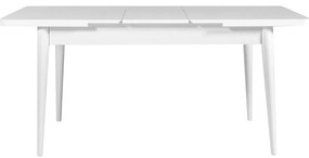 Masă de sufragerie extensibilă Nidupo 1 (alb) (pentru 4-6 persoane). 1093740