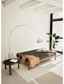 Măsuță de cafea neagră rotundă din lemn masiv de pin ø 60 cm Sticks – Karup Design