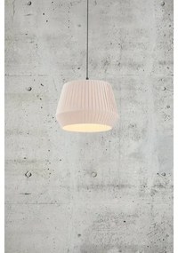 Nordlux - Lampă suspendată pe cablu DICTE, 1xE27/60W/230V, Ø40 cm, bej
