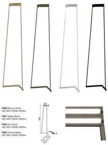 Lampadar/Lampa de podea LED design modern MINIMAL 40W Gold