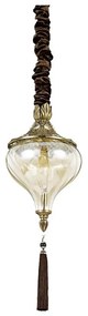 Lustră pe lanț Ideal Lux HAREM 1xE27/42W/230V alamă