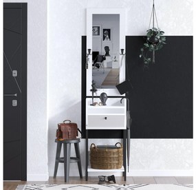 Mobilier hol Iggy (Alb + Negru). 1089137