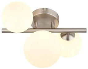 Plafoniera 3L design modern Riha nichel