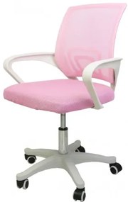 JAKS SCAUN BIROU ERGONOMIC RUZ - ALB KO03