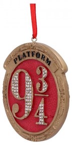 Decoratiune cu agatatoare Harry Potter - Platforma 9 3/4 8.2 cm