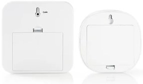 Alarmă cu senzor de mișcare fără fir 6xAA albă Nedis ALRMMW20WT