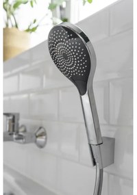 WENKO 24921100 - Cap pentru duș cu sistem de economisire a apei 12x12 cm, crom lucios/gri