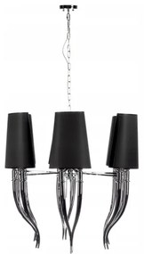 Azzardo AZ1390 - Lustră pe lanț DIABLO 12xE14/11W/230V negru