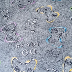 Lenjerie de pat luminoasă din microflanel 4Home Games, 140 x 200 cm, 70 x 90 cm