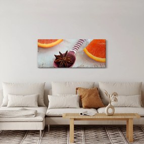 Tablou cu scorțișoară pe linguriță (120x50 cm)