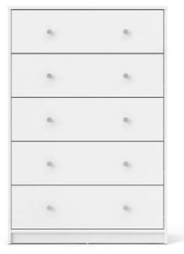 Comodă albă 72x108x30 cm May – Tvilum