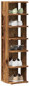 vidaXL Pantofar, lemn vechi, 28x27x102 cm, lemn prelucrat