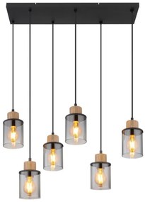 Lustră pe cablu Globo 15707-6H REID 6xE27/15W/230V