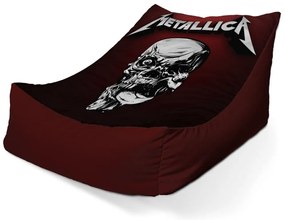 Sac de șezut Lounge Metallica Death Metal - pentru copii, negru