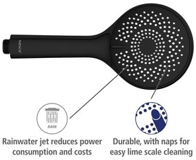 Cap de duș ø 11 cm Water Saving – Wenko