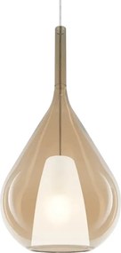 Lustra, Pendul din sticla KALIQUE-3 SP1 D28 AMBRA