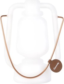 Lampă de masă albă cu efect de flacără 22 cm - Storm Mini