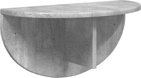 vidaXL Raft de perete Gri din beton 48 x 24 x 24 cm Lemn compozit