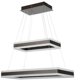 Lustră LED dimabilă pe cablu LED/113W/230V 3000K maro