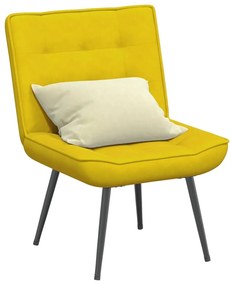 vidaXL Scaun de relaxare galben 64x74x84 cm catifea