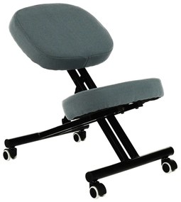 Fotoliu birou ergonomic Kilo (gri deschis + negru). 1016262