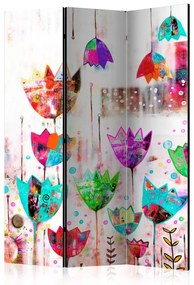 Paravan - Colorful tulips [Room Dividers]
