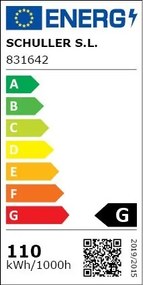 Lustra LED design modern circular 100cm Helia negru mat