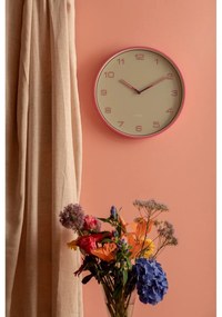 Karlsson 6013BP ceas de perete design roz,diametru 40 cm